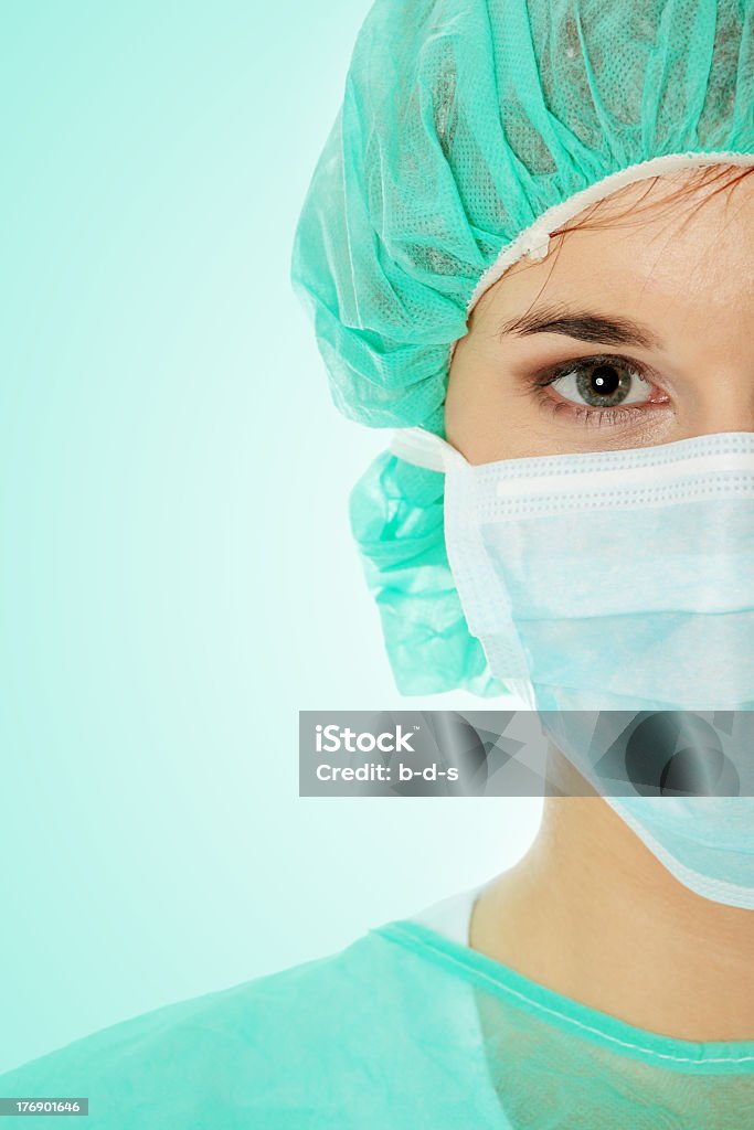 Doctora - Foto de stock de Máscara protectora libre de derechos