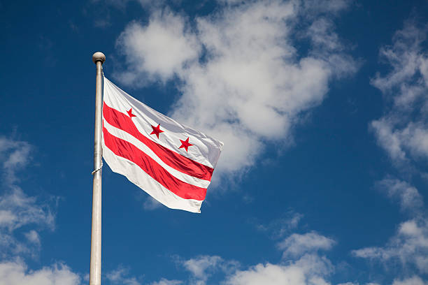 District of Columbia (Washington, DC) Flag stock photo