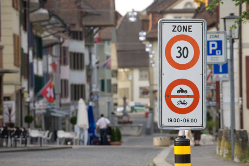 Zone 30 in Zofingen Aargau Switzerland