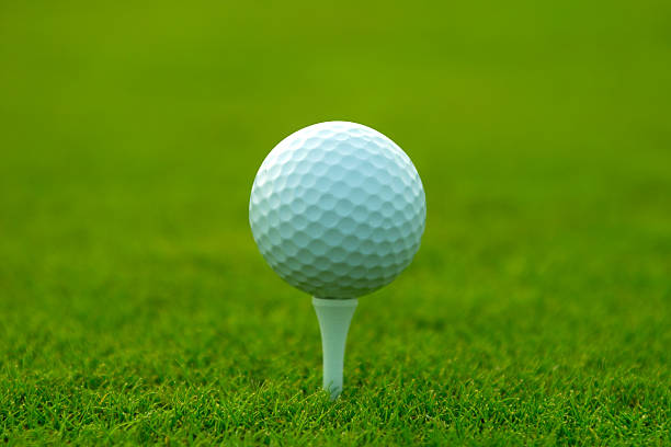istock Golf ball and tee shallow dof 176902336