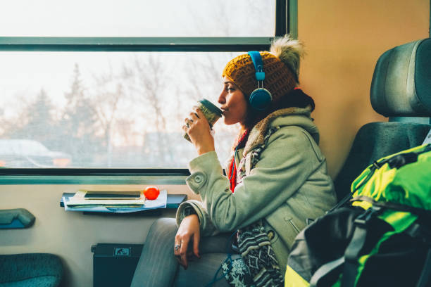 istock Traveler on a journey with train 1769033715