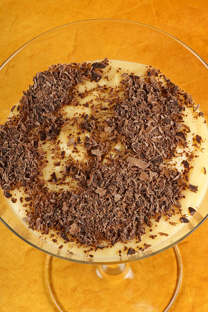 istock Vanilla custard and chocolate dessert 176903374