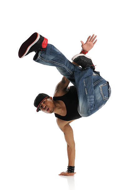 Bailarina de Hip Hop dramático estilo - foto de stock