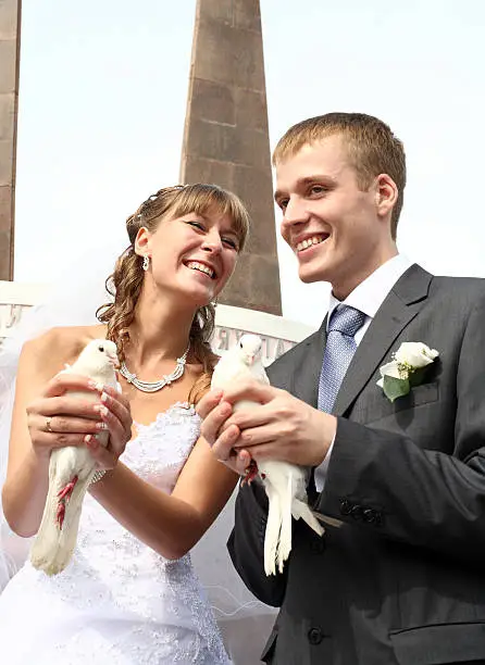 Photo of Bridegroom and Bride.