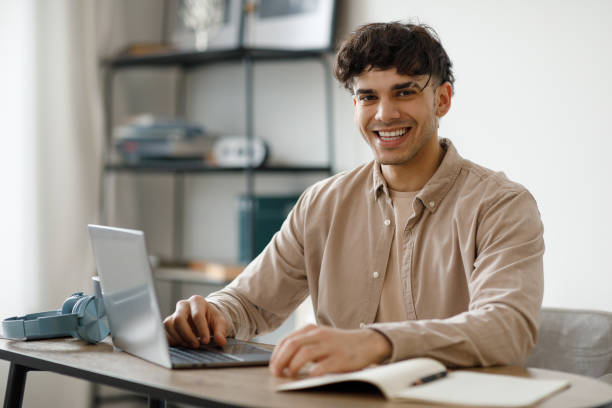 istock Successful Middle Eastern Businessman Using Laptop Posing In Modern Office 1769051513