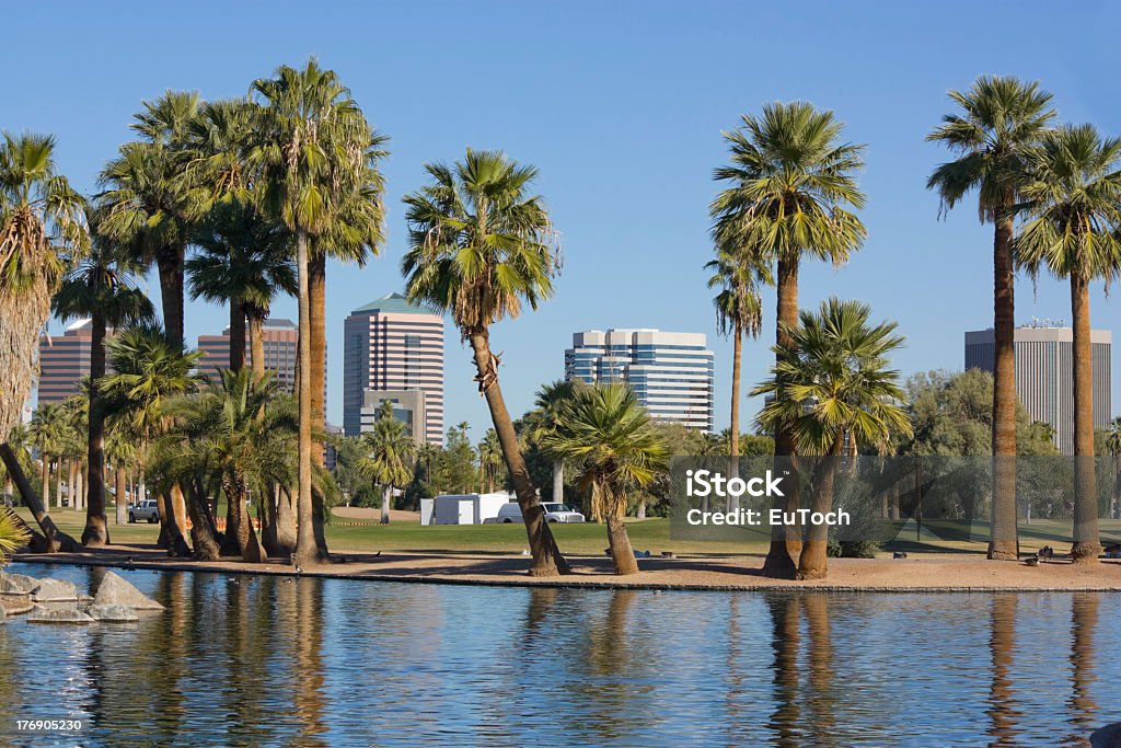 Città di Phoenix Downtown, Arizona - Foto stock royalty-free di Acqua