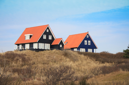 Casas de vacaciones en las dunas en Vlieland island photo