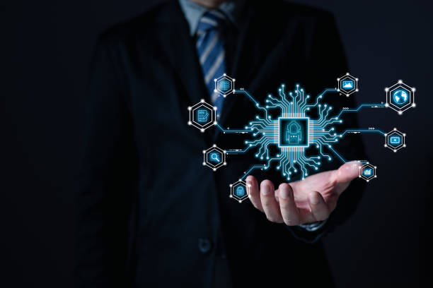 istock a person touch Ai chip.new technology big data and business process strategy, customer service management.Digital transformation change management,internet of things.cloud computing.Ai technology. 1769066846