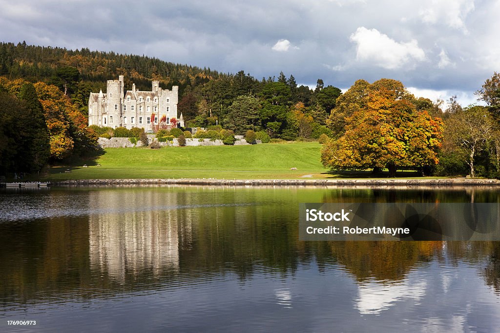 Castlewellan Autumn Castewellan as the first flush of autumn begins to turn the trees from green to gold. Northern Ireland Stock Photo