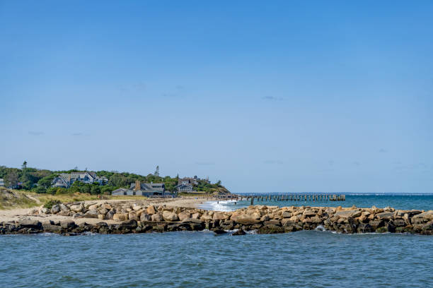 istock Harbour wall in Oak Bluffs, Martha's Vineyard 1769073611
