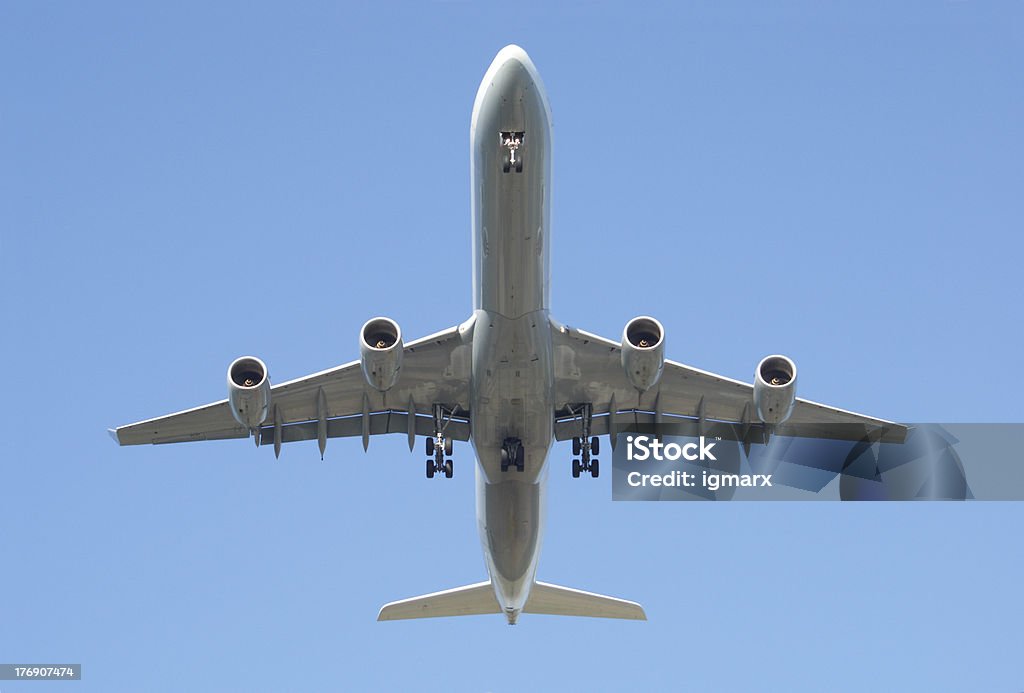 Un Airbus A340 de la réception - Photo de Affaires libre de droits