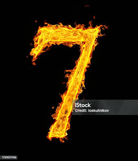 Fire Figure Stock Photo - Download Image Now - Black Color, Burning, Concepts