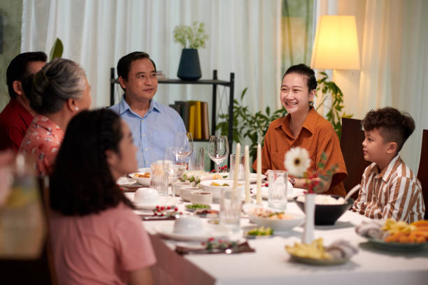 istock Couple Attending Family Dinner 1769088384