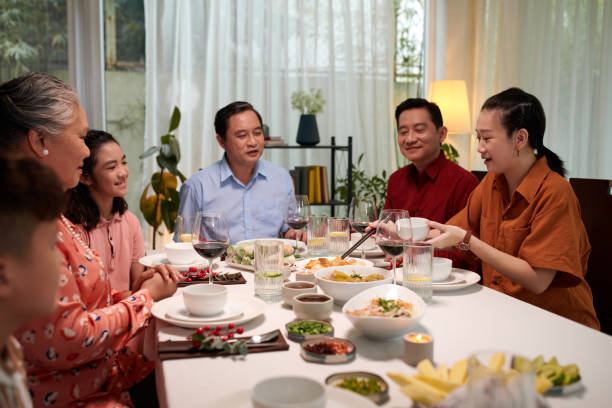 istock Family Eating Traditional Dishes 1769088412
