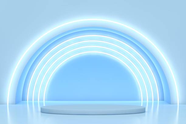 istock Abstract background for 3D product presentation, empty product stand 1769179789