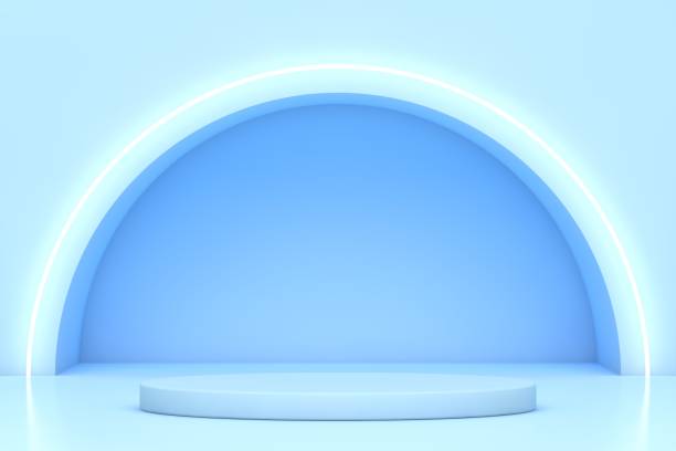 istock Abstract background for 3D product presentation, empty product stand 1769180218