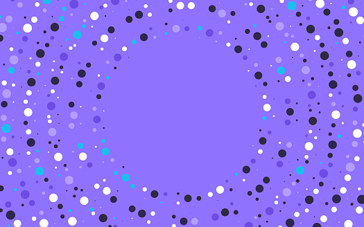 Circle ripple dot halftone background pattern.
