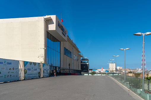 CASABLANCA, MOROCCO - Sep. 11, 2023: Marina Shopping Centre scene, Casablanca, Morocco.