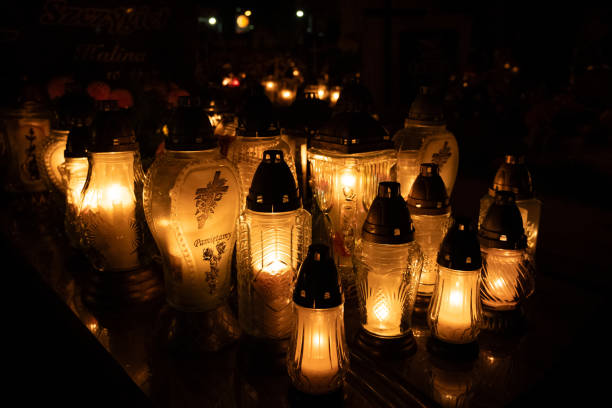 istock Candles at a cemetery/graveyard on All Saints Day 1769258070