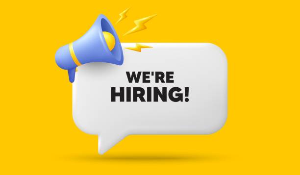 istock We are hiring symbol. Recruitment agency sign. 3d speech bubble banner. Vector 1769264774