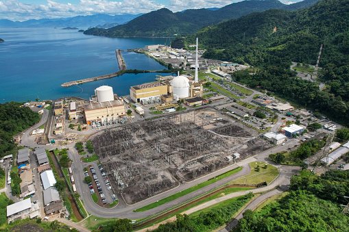 General view of Angra dos Reis and the nuclear power plant.