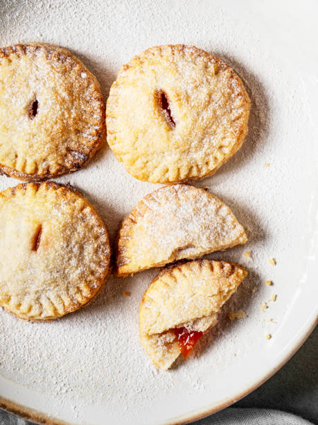 istock Peach pie. Cookies.Shortbread. Peach cookies. Pie. Small sweet Pie 1769269412