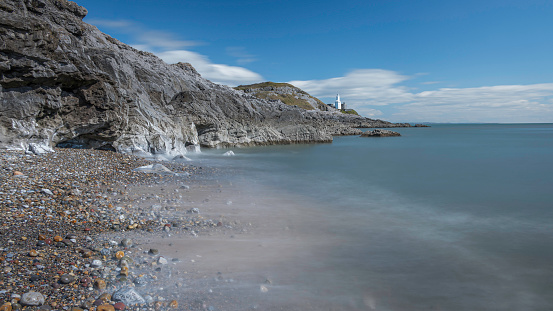 Rattray Head lighthouse, Aberdeenshire, Scotland