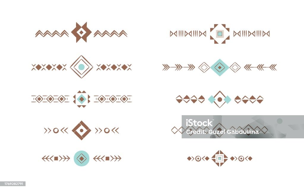 Native Line Patterns Ethnic Geometric Design Pattern Lines Native American Stripes Boho ...