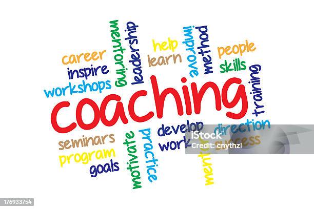 Coaching Word Cloud Stock Illustration - Download Image Now - Teaching, Word Cloud, Advice