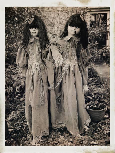 istock Vintage Style Halloween Decoration - Twins 1769338973