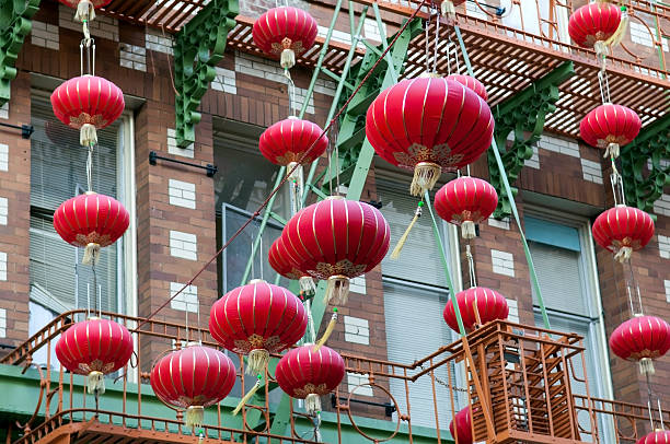 istock garlands of red Chinese lanterns 176934210
