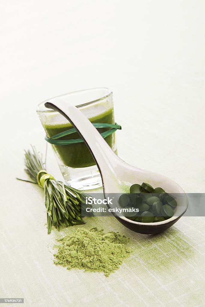 Verde naturale alimento nutriente. - Foto stock royalty-free di Alimentazione sana