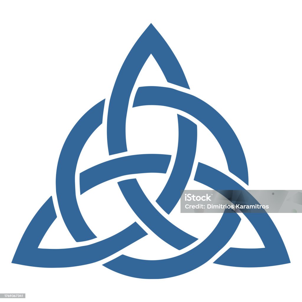The Trinity Sign The Triquetra Or Trinity Knot Stock Illustration - Download Image Now ...