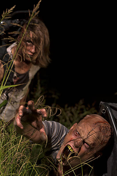 istock Pictures of Real Zombie Backpacker 176936853