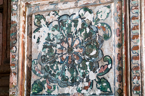 Painting From The 1700's In The Bundi Palace In Rajasthan, India