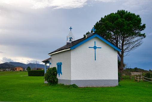 La Regalina chapel in Cadavedo, Valdes, Asturias, North Spain, Europe