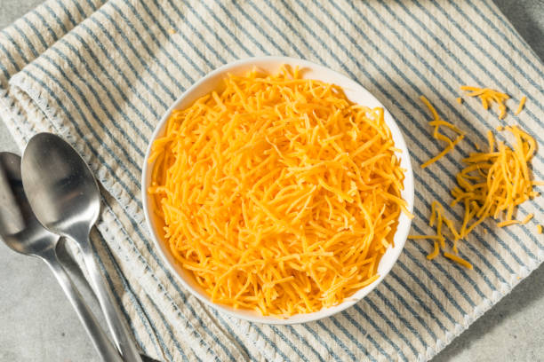 istock Organic Raw Shredded Cheddar Cheese 1769428561