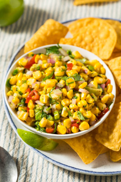 istock Homemade Organic Corn Salsa 1769430217