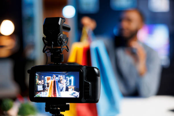 istock Camera capturing shopping haul footage 1769433444