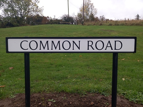 Common Road street sign