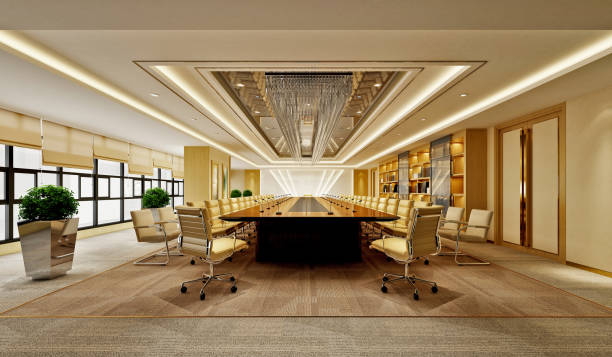 istock 3d render conference and meeting room 1769466061
