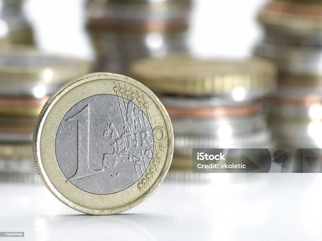 MOEDA Euro - Foto de stock de Amontoamento royalty-free