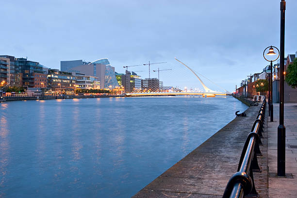 istock Samuel Beckett Bridge and River LIffey 176951162