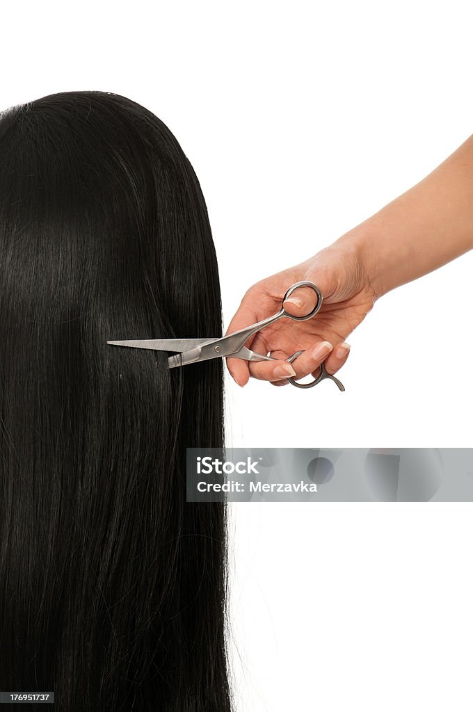 Corte de cabello - Foto de stock de Cabello largo libre de derechos