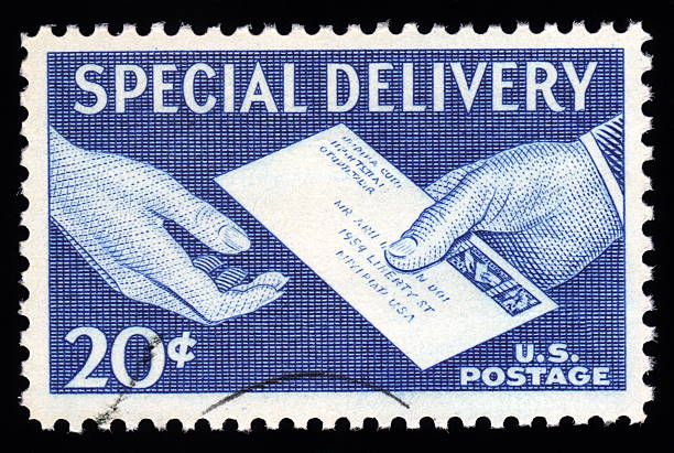 istock USA Special Delivery Postage Stamp 176952102