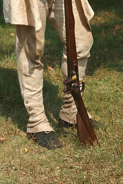 istock Colonial Militiaman--Revolutinary War Reenactment 176952170