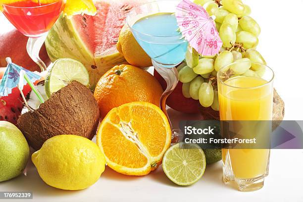 Assortimento Di Frutta - Fotografie stock e altre immagini di Alchol - Alchol, Alimentazione sana, Anguria