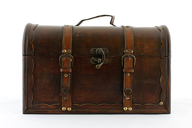 istock Large Wooden Chest 176954192