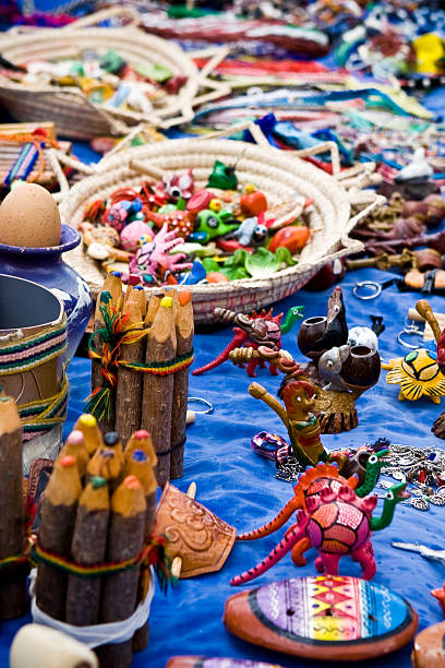 istock Equadorian Craft Market 176954378