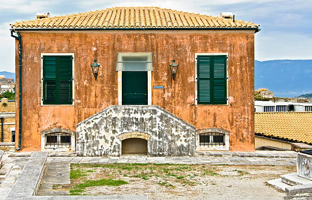 istock Old traditional house located at Corfu, Greece 176954982